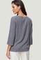 zero Shirtbluse, 3/4 Arm, U-Boot-Ausschnitt, für Damen Bild 3