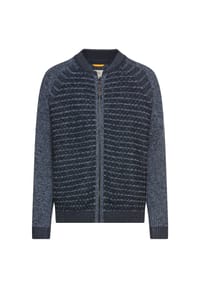 camel active - Strickjacke im Bomberstil - Tintenblau