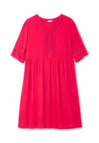 sheego - A-Linien-Kleid - pink