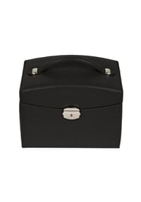 WINDROSE - Beluga Schmuckkasten Leder 21.5 cm - schwarz