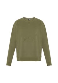 POLO SYLT - Sweatshirt im Label-Design - 18-0515 Dusty Olive