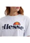 ellesse Damen T-Shirt - Crop-Top, Kurzarm, Crewneck, Rundhals, Logo-Print, uni Bild 3