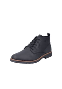 rieker - Schnürstiefeletten, Leder, für Herren - SCHWARZ/SCHWARZ