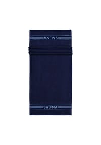 frottana Saunatücher Sauna deep sea - 596 - Sauna - blau