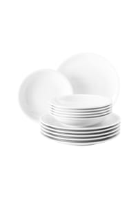 Seltmann Weiden Tafelservice Compact Weiß 12er Set weiß - COMPACT - weiß