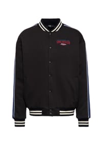 KING KEROSIN - Collegejacke mit auffälliger Rückenstickerei Genuine Equipment - schwarz