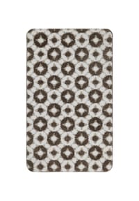 WECONhome Badteppich J&J - moderner Badvorleger mit abstraktem Muster,  waschbar - Badteppich - beige braun