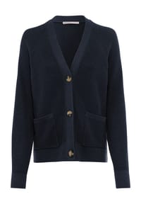 adagio - Strickjacke "Kona3", V-Ausschnitt, für Damen - BLACK
