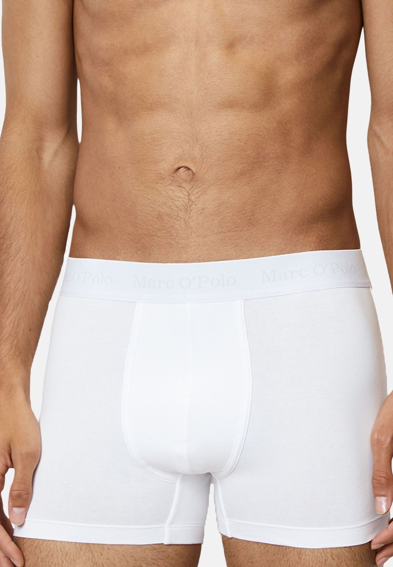Marc O'polo Essentials Pants, 3Er-Pack, Logo-Bund, FüR Herren, Weiß, L