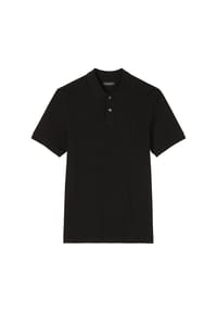 Marc O'Polo - Herren Poloshirt, kurzarm - Small-Logo, Regular Fit, Piqué-Struktur - Blau