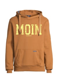 salzhaut - Hoodie HEFF - MOIN - Anthra-Neon Red