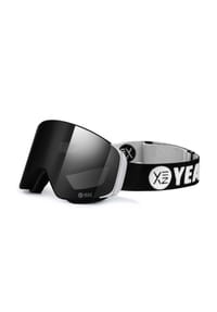 YEAZ - Magnet-Ski-Snowboardbrille schwarz/silber APEX - schwarz