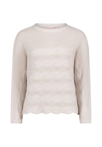 BETTY BARCLAY - Strickpullover mit Struktur - beige