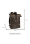 camel active LAOS Daypack, Laptopfach, Rolltop, Reißverschluss Bild 10