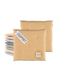 ESPRIT - Sitzkissen NEEDLESTRIPE - Beige