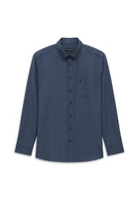 bugatti - Freizeithemd Seasonal Collection, Modern-Fit, Langarm, Button-Down-Kragen, für Herren - 060 TAUPE