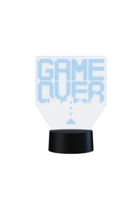 COFI - Qware 3D LED Lampe – RGB Tischlampe mit Farbwechsel und Fernbedienung - Schwarz 20x9x9 cm