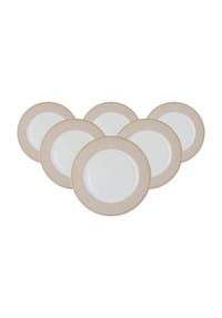 Ritzenhoff & Breker Speiseteller Geo ø 27 cm 6er Set beige - GEO - beige