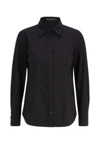 BETTY BARCLAY - Hemdbluse mit Kragen - Schwarz