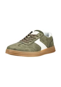 TOM TAILOR - Lederimitat Sneaker - Khaki