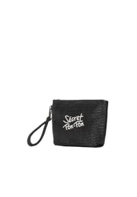 Sécret Pon-Pon - Clutch Bag - Black+Black