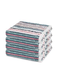 ROSS® 4 X Handtuch im Set Vita - Vita - Dunkelgrau / braun