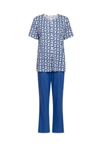 RÖSCH - Schlafanzug, Split-Neck, für Damen - 16341 DYNAMIC PRNT