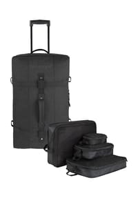 normani® - Reisetasche 125 L mit 4 Kleidertaschen Aurori 125 - Dunkelgrau/Grau