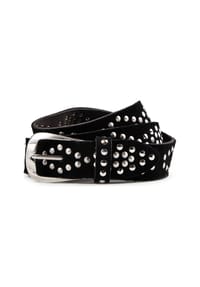 B.BELT - Nietengürtel Leder - black