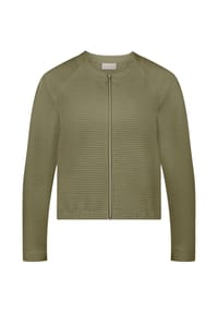BETTY BARCLAY - Casual-Jacke mit Rippenstruktur - Dusty Olive