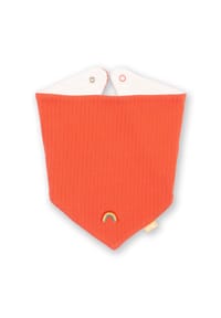 KITE - Baby Kleiner Regenbogen Lätzchen Bio-Baumwolle - orange