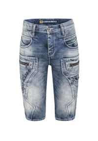 CIPO & BAXX® - Bermuda & Short mit Applikationen und Ziernähten, CK101 - BLUE