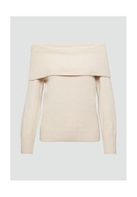 s.Oliver - Strickpullover, Carmen-Ausschnitt, für Damen - 81W9  BROWN