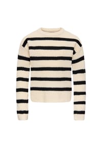 KIDSONLY - Pullover JUSTY Strickpullover R-Neck - cremeweiß