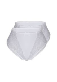 sassa - Miederslip CLASSIC LACE 2er Pack - dusty grey