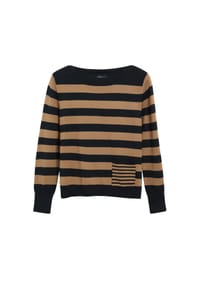 s.Oliver BLACK LABEL - Strickpullover, U-Boot-Ausschnitt, für Damen - 84X1 BROWN