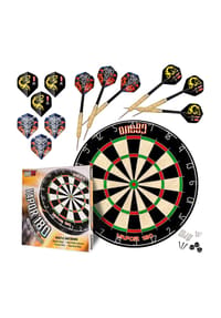 COFI - Dartscheibe mit Pfeilen aus Sisal - Mehrfarbig OneSize