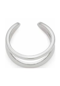LEONARDO - Damen Earcuff, Edelstahl - WEISSGOLD
