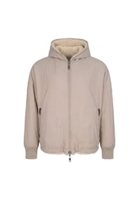 No1Como - Jacke ARNO mit Teddyfell - BLACK