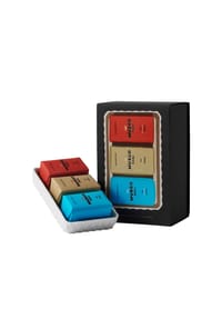CLAUS PORTO - Körperset Gift Set Soap Dish plus 3 Mini Soaps Alto Mar, 1887, Puro Sangue - Transparent