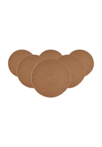 Ritzenhoff & Breker Platzmatten Tavolo ø 35 cm 6er Set - TAVOLO - braun