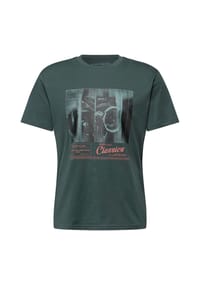 STREET ONE MEN - T-Shirt, Baumwolle, für Herren - 26508 DARK BLUE