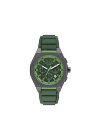 ARMANI EXCHANGE SYNC - Armani Exchange Sync Herren-Chronograph mit grünem Silikonband, AX4292 - Anthrazit