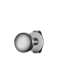 TRUE REBELS - Herren Ohrringe aus Edelstahl in gunmetal - gunmetal
