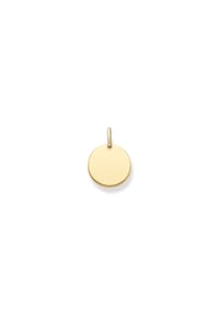 Thomas Sabo Glam & Soul - Anhänger Coin klein - gelbgoldfarben