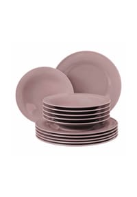 Seltmann Weiden Tafelservice Beat Color Glaze 12er Set - BEAT - beige