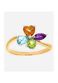 Diamant L'eternel - Ring, mit Amethyst, 375 Gelbgold - gold