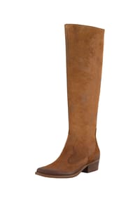 Felmini - Leder Stiefel WEST - Dunkelbraun