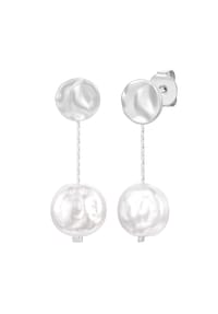 Luluandjane - Ohrstecker Glasperle weiß - weiß