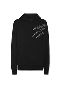 PLEIN SPORT - Hoodie SCRATCH - black/lightgold